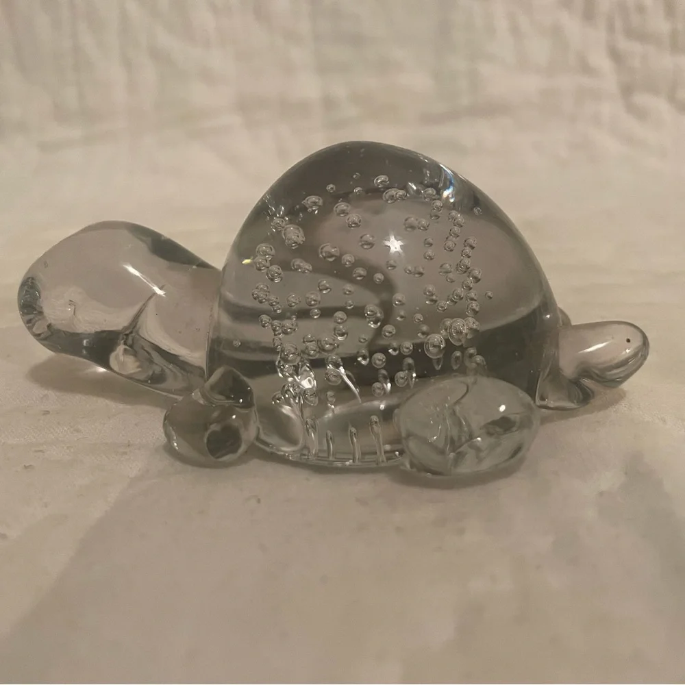 Vintage Crystal Turtle - Picture 1 of 7